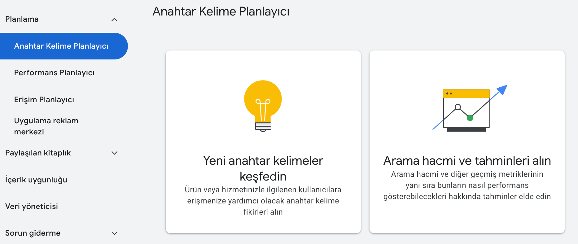 Google Keyword Planner 