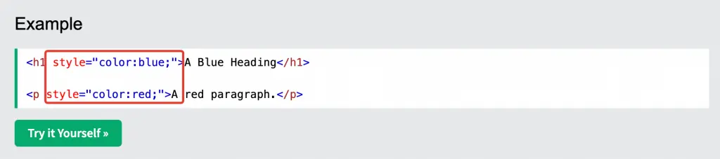 Inline CSS