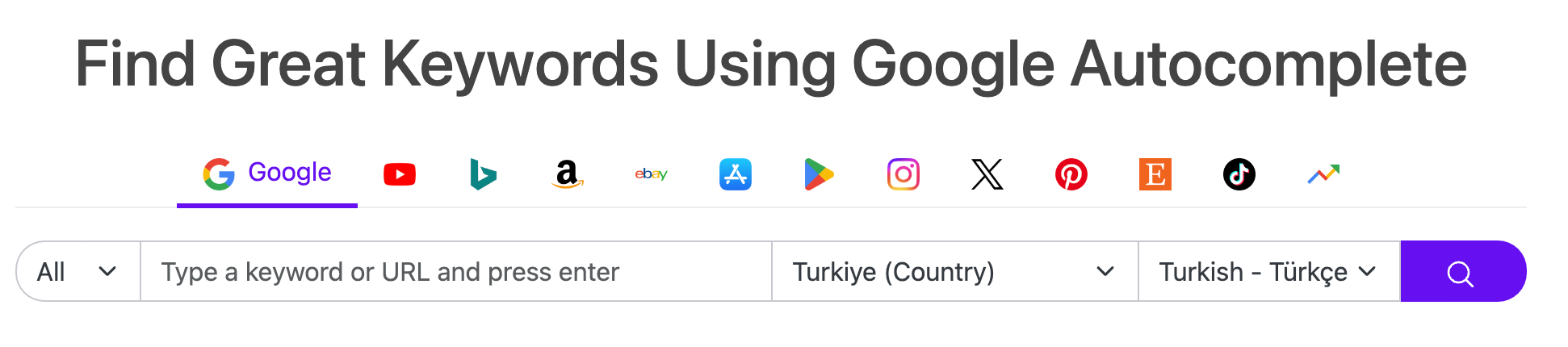 Keywordtool.io