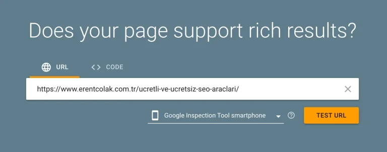 Structured Data Test Tool