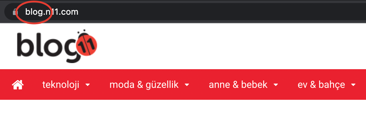 Subdomain Örneği