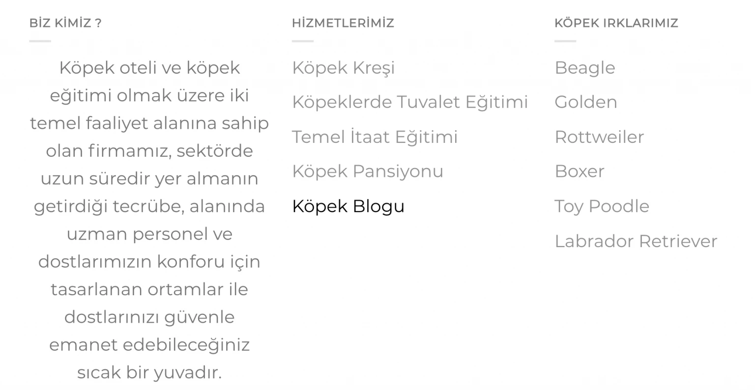 Web Tasarımı Sürecinde Footer