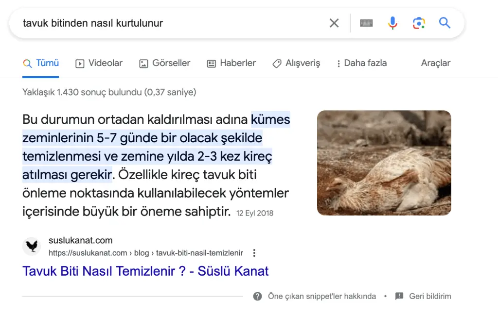 Zero Position Örneği